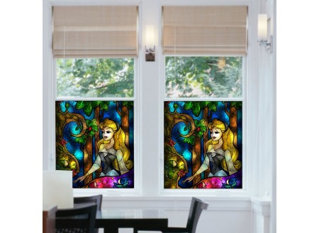 PELÍCULA ADESIVA VITRAL PARA JANELAS PRINCESA